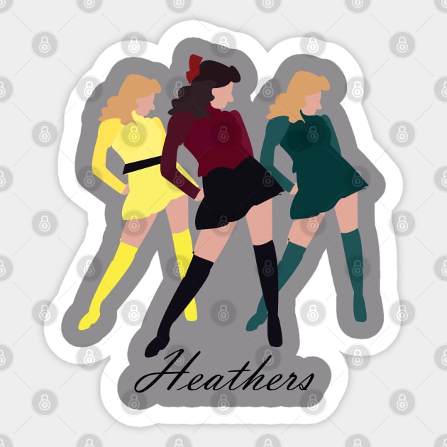 Heathers Sticker by JacksonBourke